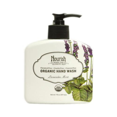 Nourish Organic Hand Wash Lavender Mint - 7 Fl Oz