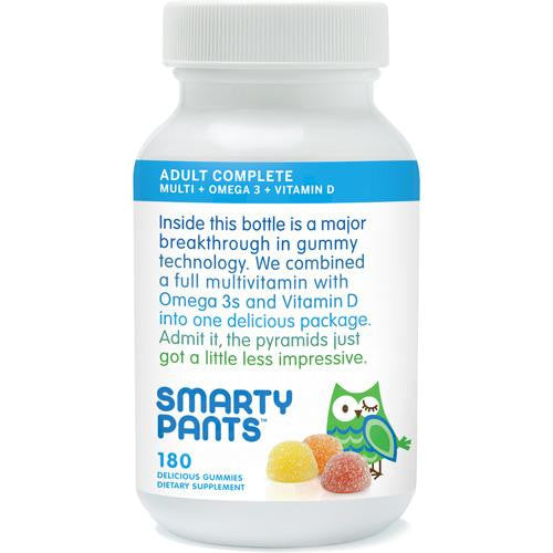 Smartypants All-in-one Multivitamin Plus Omega 3 Plus Vitamin D Gummies - 180 Pack