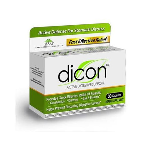 Dicon Active Digestive Supplement - 30 Caps