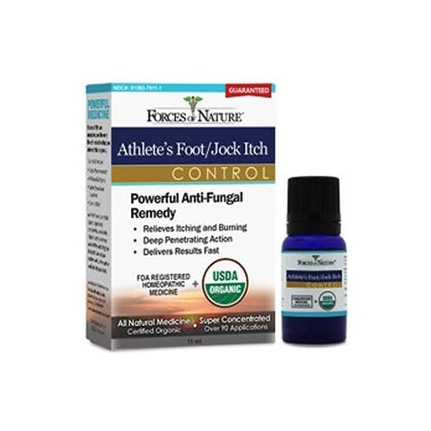 Forces Of Nature Organic Athlete's Foot And Jock Itch Control - 11 Ml