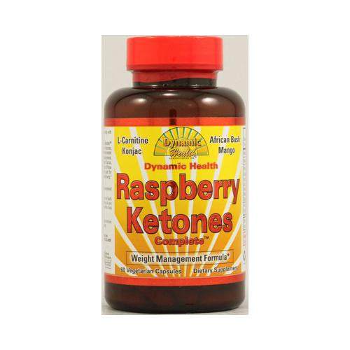 Dynamic Health Raspberry Ketones Complete - 60 Vegetarian Capsules