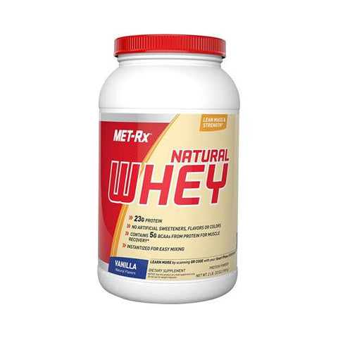 Met-rx Instantized Natural Whey Protein Vanilla - 2 Lbs