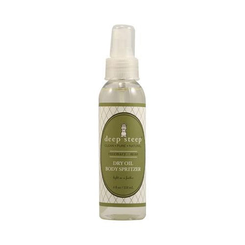 Deep Steep Dry Oil Body Spritzer - Rosemary Mint - 4 Fl Oz