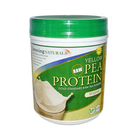 Growing Naturals Yellow Pea Protein - Original - 16 Oz