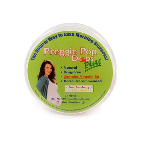 Three Lollies Preggie Drops Plus With Vitamin B6 - 21 Pack