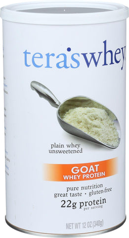 Tera's Whey Protein - Goat - Plain - Unsweetened - 12 Oz