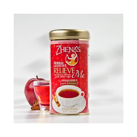 Zhena's Gypsy Tea Relieve Me Apple Cinnamon - Case Of 6 - 22 Bags