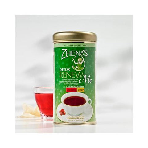 Zhena's Gypsy Tea Renew Me Cranberry Ginger - Case Of 6 - 22 Bags