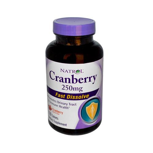 Natrol Cranberry Fast Dissolve - 250 Mg - 120 Tablets