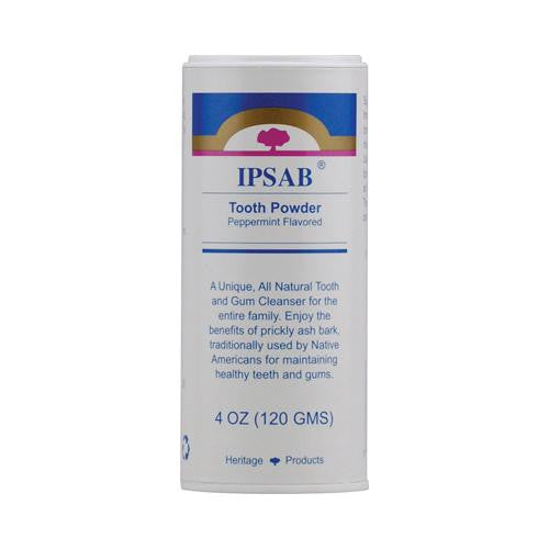 Heritage Products Ipsab Toothpowder Peppermint - 4 Oz