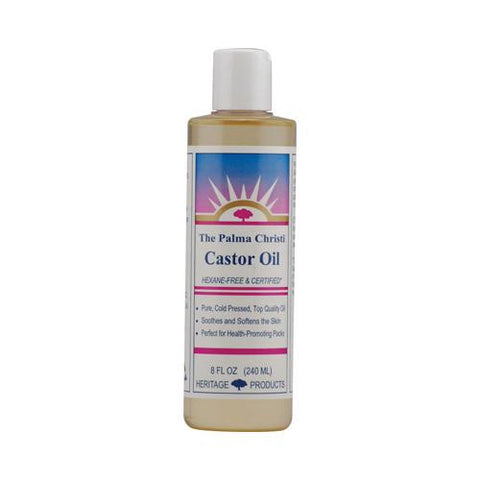 Heritage Products Castor Oil Hexane Free - 8 Fl Oz