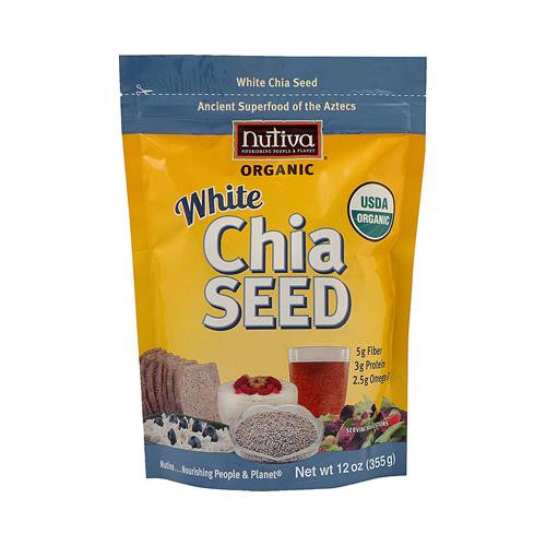 Nutiva Organic White Chia Seeds - 12 Oz