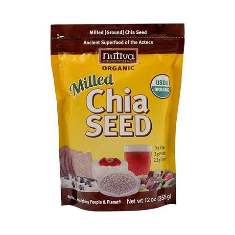 Nutiva Organic Milled Chia Seeds - 14 Oz