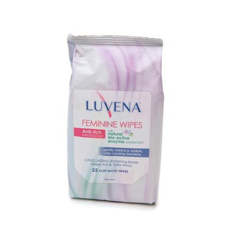 Luvena Anti-itch Wipes - Medicated - 25 Pack