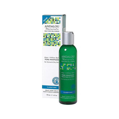 Andalou Naturals Clarifying Aloe Plus Willow Bark Pore Minimizer - 6 Fl Oz