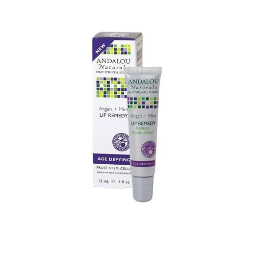 Andalou Naturals Lip Remedy Argan + Mint - .4 Oz