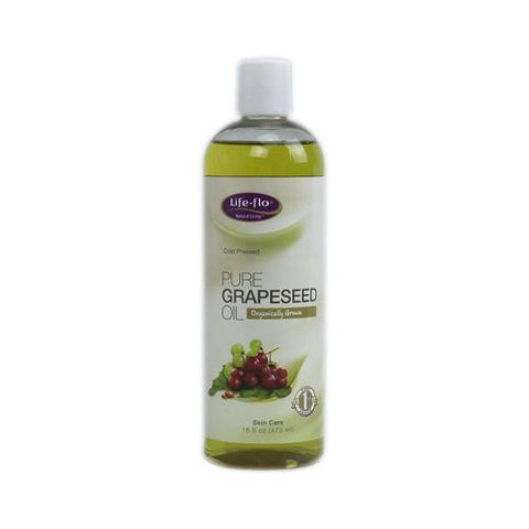 Life-flo Pure Grapeseed Oil Organic - 16 Fl Oz