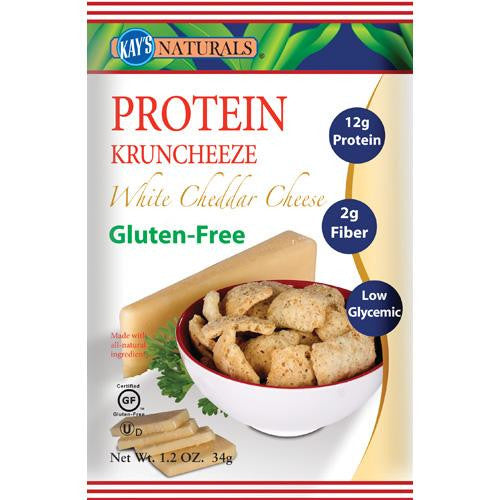 Kay's Naturals Better Balance Kruncheeze White Cheddar Cheese - 1.2 Oz - Case Of 6