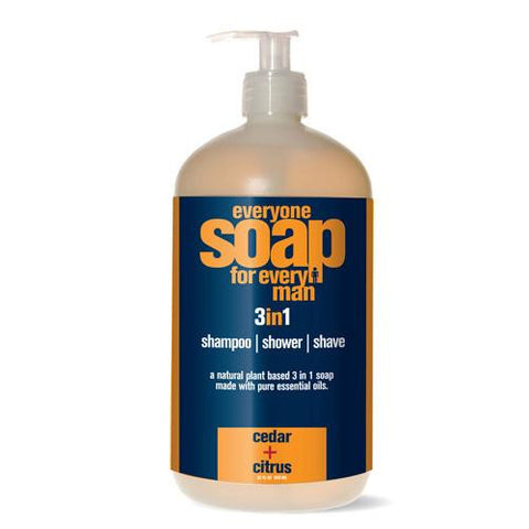 Eo Products Everyone Soap - Men Cedar And Citrus - 32 Oz