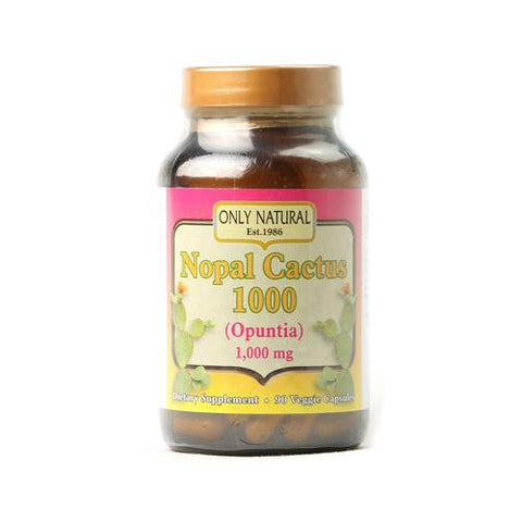 Only Natural Nopal Cactus 1000 - 1000 Mg - 90 Veggie Capsules