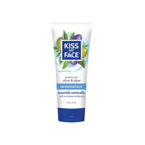 Kiss My Face Moisturizer - Olive And Aloe - 6 Oz - Fragrance Free