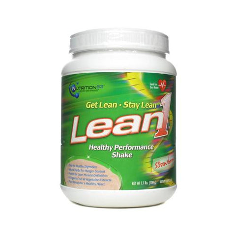 Nutrition53 Weight Loss Shake Lean 1 Strawberry - 1.7 Lbs