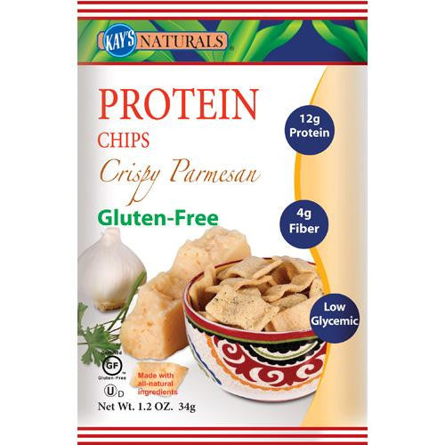 Kay's Naturals Better Balance Protein Chips Crispy Parmesan - 1.2 Oz - Case Of 6