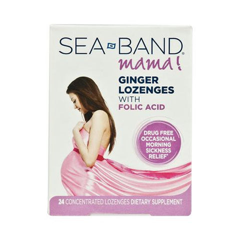 Sea-band Mama Lozenge - Ginger With Folic - 24 Pack