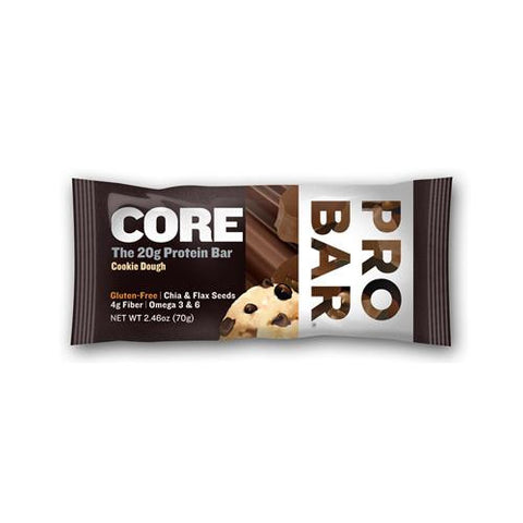 Probar Cookie Dough Core Bar - Case Of 12 - 2.46 Oz