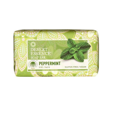 Desert Essence Bar Soap - Peppermint - 5 Oz