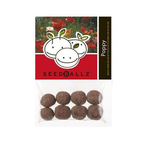 Seedballz Poppy - 8 Pack