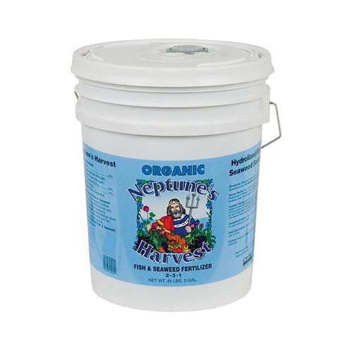 Neptune's Harvest Fish And Seaweed Fertilizer Blend - Blue Label - 5 Gallon