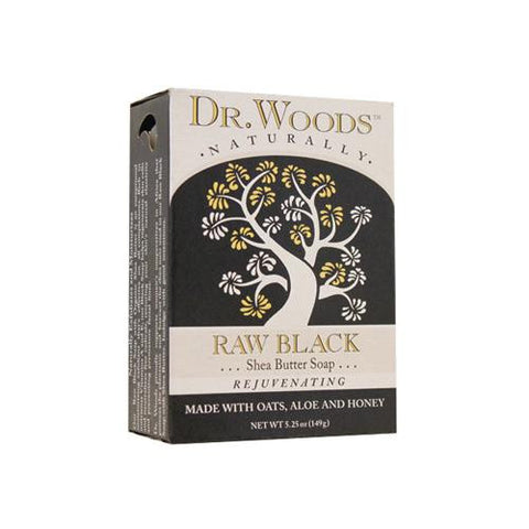 Dr. Woods Face Cleansing Bar - Raw Black - 5.25 Oz