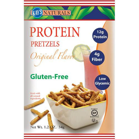 Kay's Naturals High Protein Pretzel Sticks - Orange - Case Of 6 - 1.2 Oz