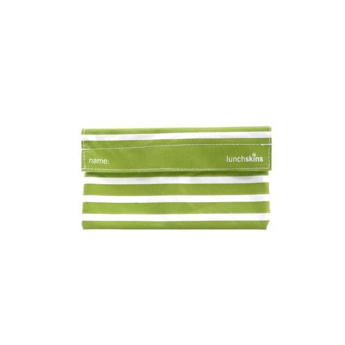 Lunchskins Snack Bag - Green Stripe