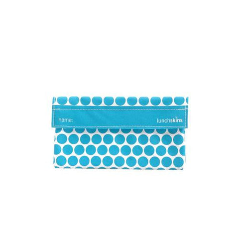 Lunchskins Snack Bag - Aqua Dot