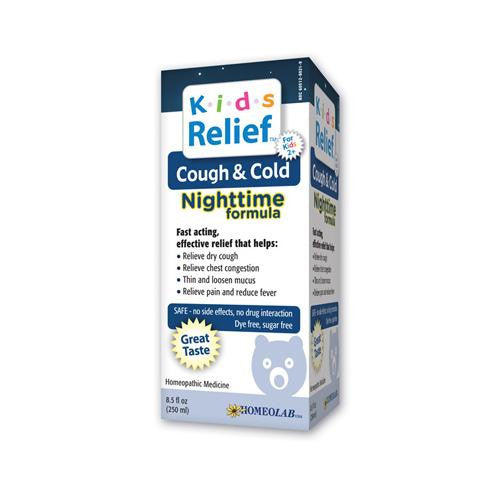 Homeolab Usa Kids Cough And Cold Nighttime Formula - 8.5 Fl Oz