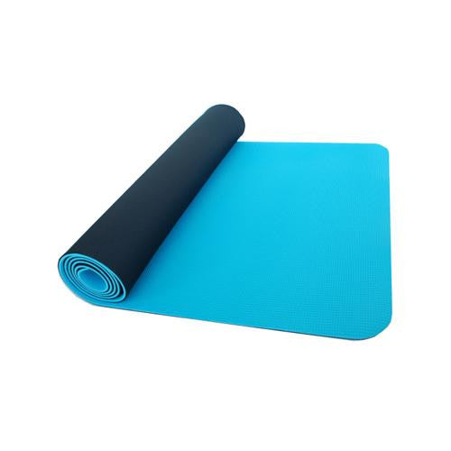 Thinksport Yoga Mat - Black-blue Ice