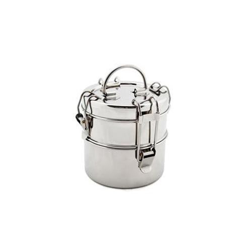 To-go Ware 2 Tier Snack Stack Stainless Steel Tiffin - Small