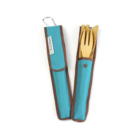 To-go Ware Bamboo Utensil Set - Agave - 4 Piece