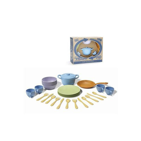 Green Toys Cookware And Dinnerware Set - 27 Piece Set