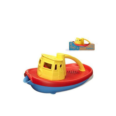 Green Toys Tug Boat - Yellow