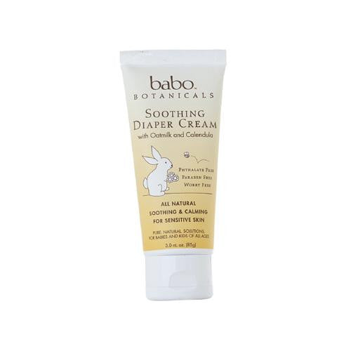 Babo Botanicals Diaper Cream - Soothing - 3 Oz