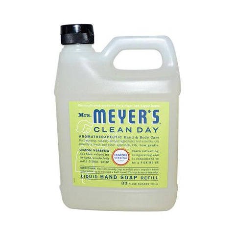 Mrs. Meyer's Liquid Hand Soap Refill - Lemon Verbena - 33 Lf Oz - Case Of 6