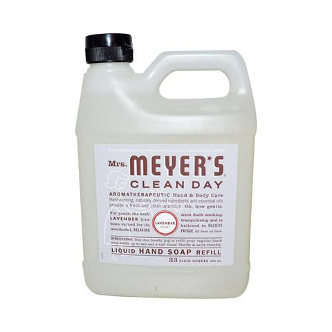 Mrs. Meyer's Liquid Hand Soap Refill - Lavender - 33 Lf Oz - Case Of 6