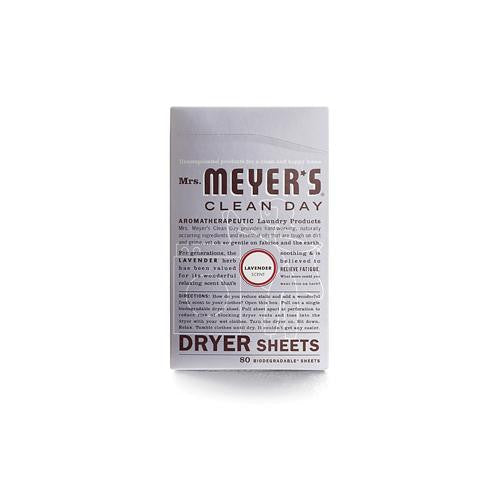 Mrs. Meyer's Dryer Sheets - Lavender - 80 Sheets