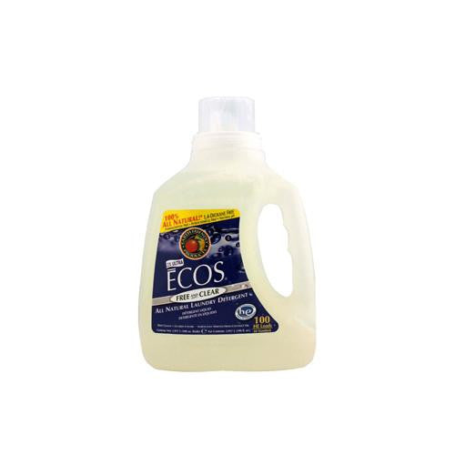 Earth Friendly Ecos Ultra 2x All Natural Laundry Detergent - Free And Clear - 100 Fl Oz