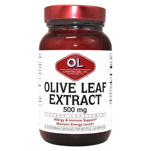 Olympian Labs Olive Leaf Extract - 500 Mg - 60 Capsules