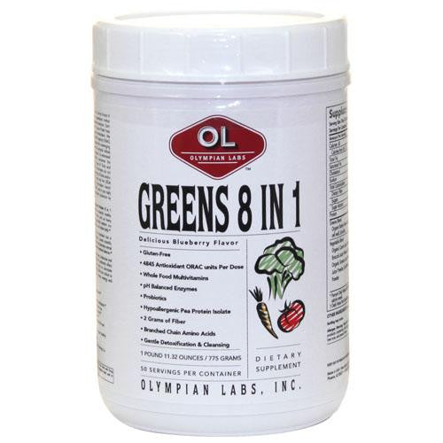 Olympian Labs Greens Protein 8 In 1 - 13.69 Oz