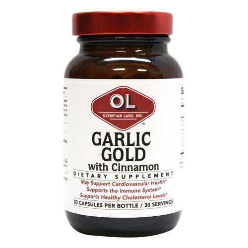 Olympian Labs Garlic Gold With Cinnamon - 30 Capsules